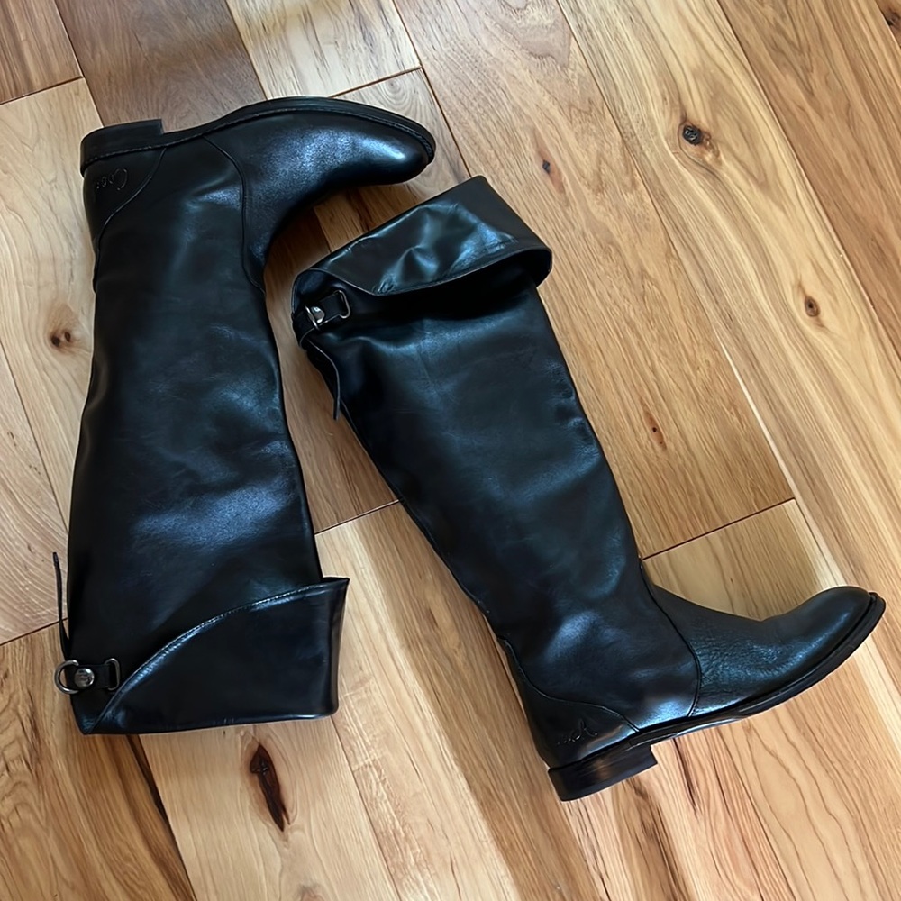 Coach Cheyenne Leather Boots